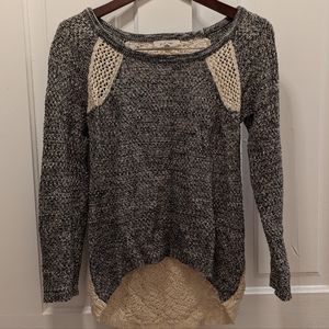 Lace Sweater by Pink Rose